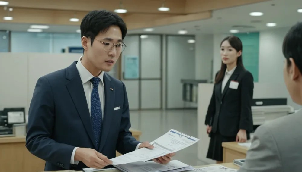 새출발기금 부실우려차주 서류 및 신청 절차 완벽 가이드 7 공공기관에서 새출발기금 신청 서류를 제출하는 모습