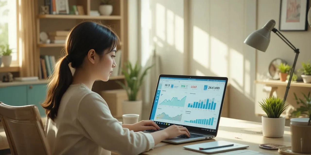 인터넷 요금 비교를 확인하는 모습