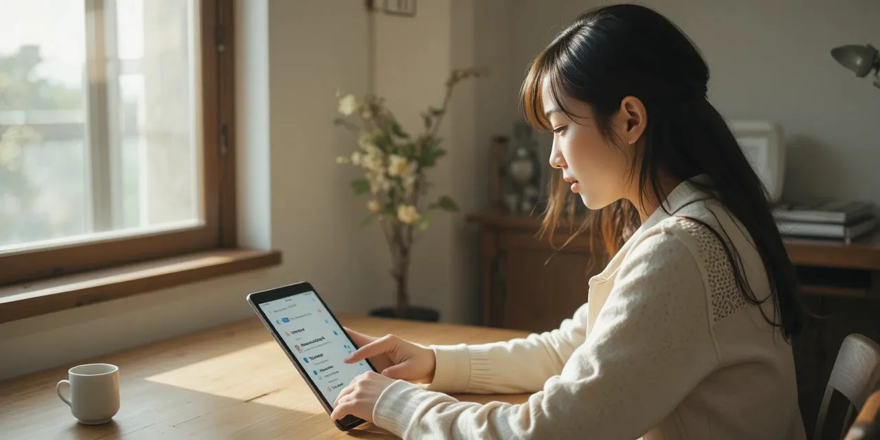 아이패드를 설정 메뉴에서 초기화하는 모습