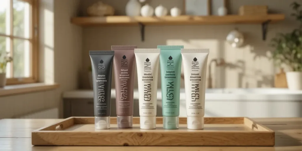 곰팡이 방지 실리콘 제품 비교 모습