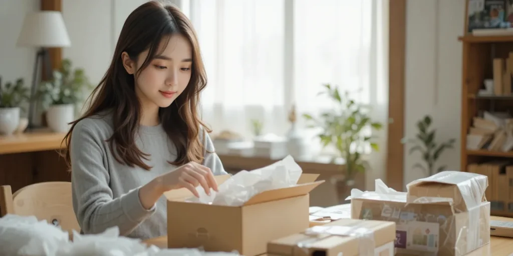 쿠팡 로켓배송 vs 일반배송 차이와 반품 정책 비교 5 상품 개봉 후 상태를 살펴보는 모습