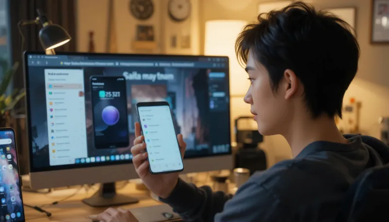 각 운영체제에 맞춰 백업을 설정하는 모습