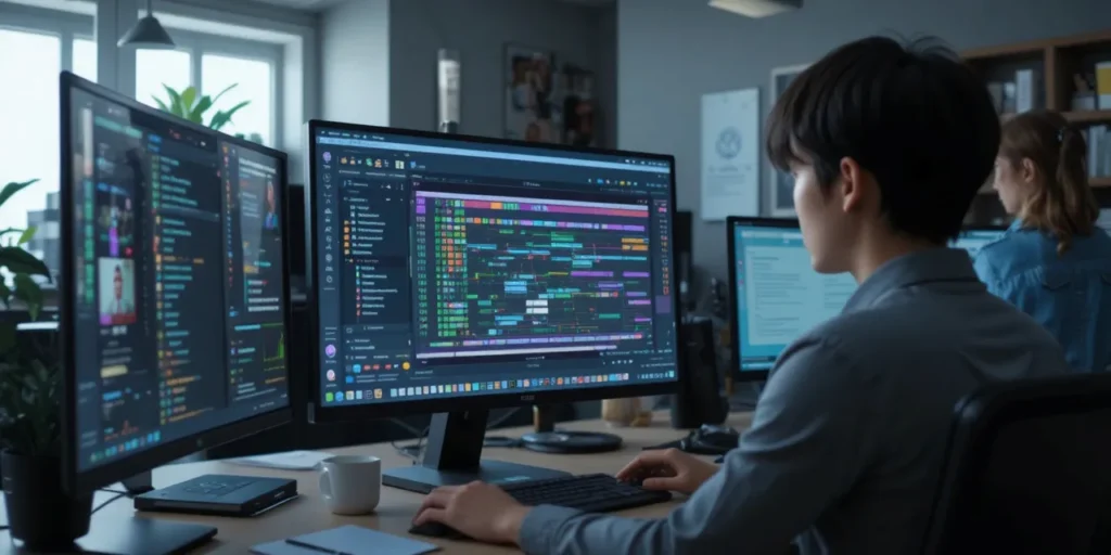 대용량 파일을 관리하는 클라우드 사용 모습