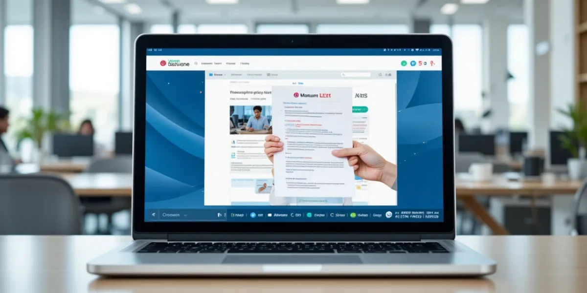 노트북을 이용해 온라인으로 등본을 발급 받은 모습