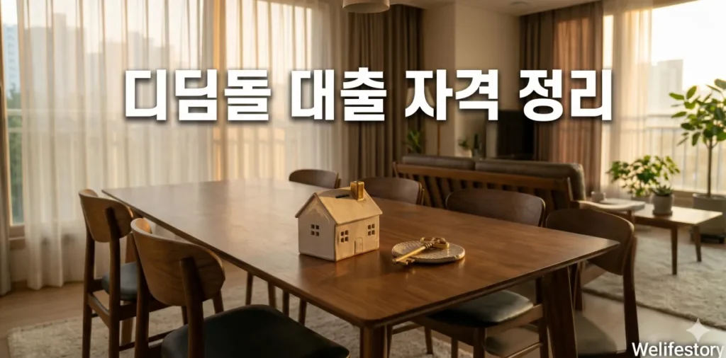 디딤돌 대출 미혼 신혼부부 자격 조건 및 금리 한도을 상징하는 모습