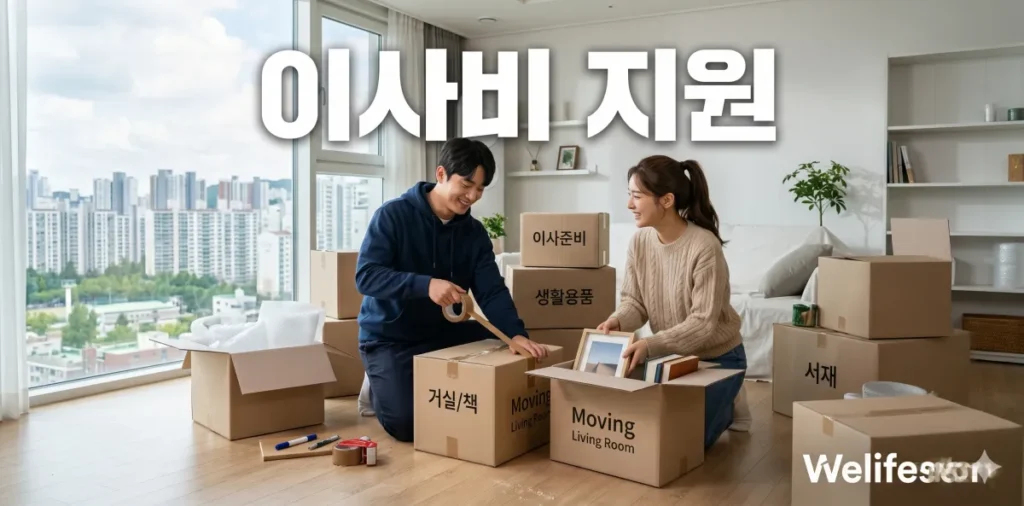 이사비 지원 사업 신청 지자체별 청년 이사비 환급 및 조건 2 이사비 지원 사업 신청 준비하는 모습