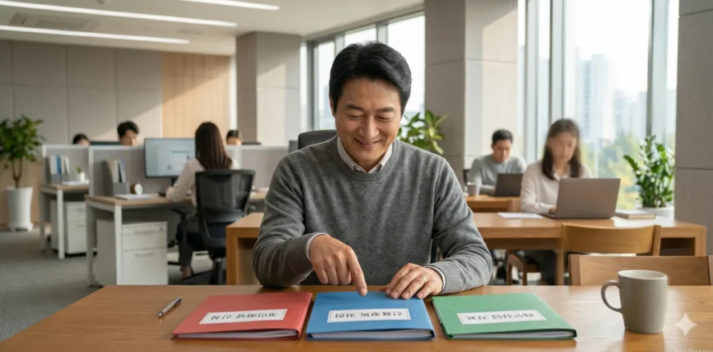 신용회복위원회 채무조정 종류 중 나에게 맞는 신속 프리 개인워크아웃을 고르는 모습