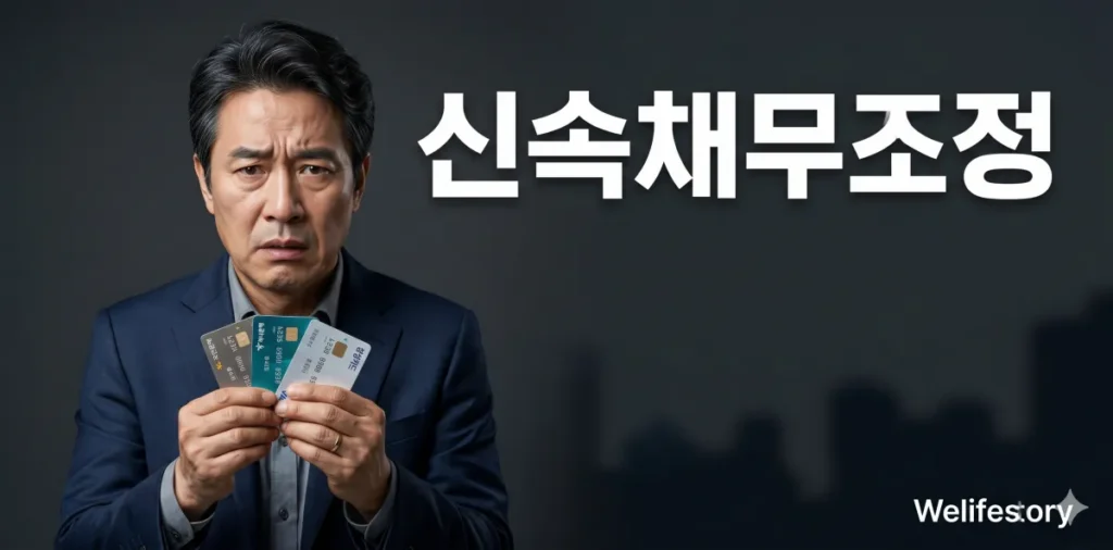신용회복위원회 신속채무조정 연체 전 신청 조건 혜택을 꼼꼼하게 살펴보는 모습