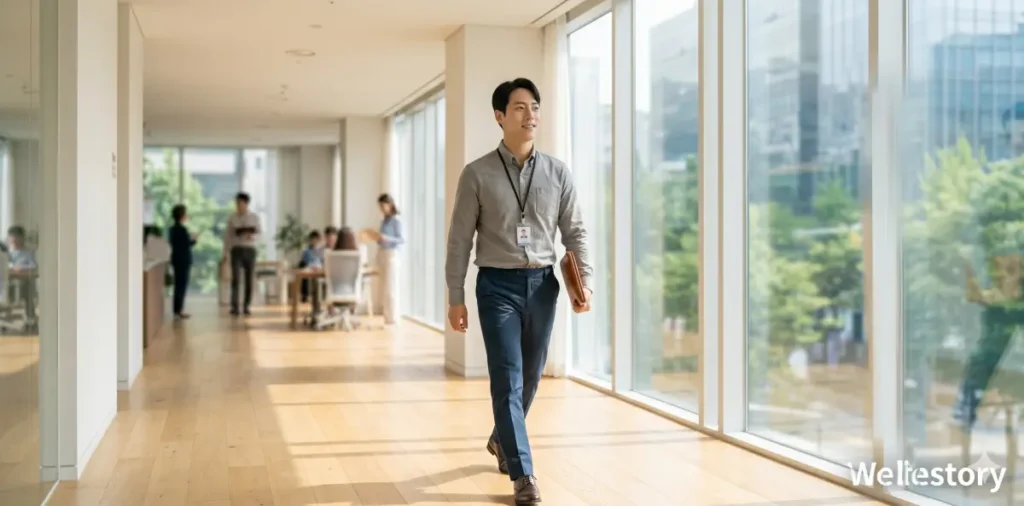 새출발기금 이용자 취업 불이익 오해를 해소하고 출근길에 나선 모습