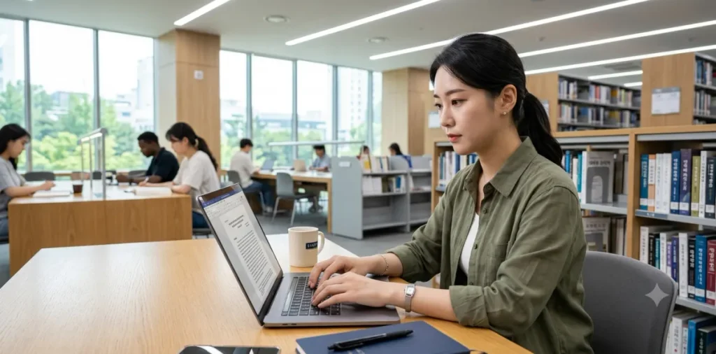 온라인으로 구직활동이행보고서 작성 시 세전 수익을 시스템에 입력하는 장면