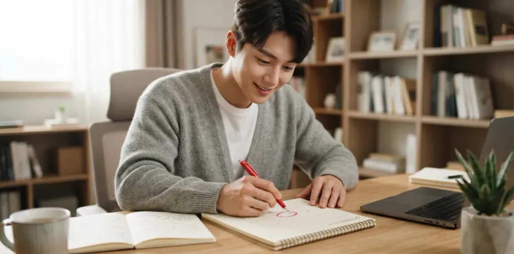 내일배움카드 훈련장려금 지급 기준 및 자부담금 환급 신청 방법 5 달력에 국비지원 단위기간 출석일수 계산 방식을 적용하여 날짜를 표시하는 장면