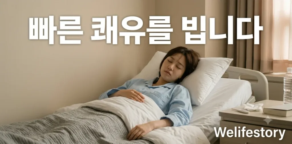 실업급여 상병급여 신청 조건: 질병 발생 시 구직활동 유예 2 실업급여 상병급여 신청을 앞두고 침대에 누워서 조용히 안정을 취하는 장면