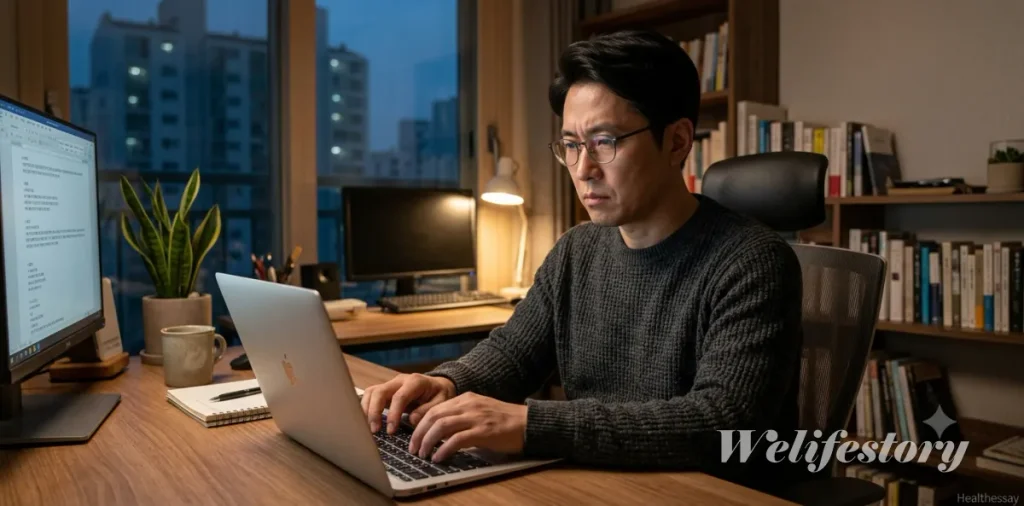 기초수급자 통신비 감면 및 공공요금 복지할인 일괄 신청 방법 6 집에서 복지로 사이트에 접속하여 전기요금 복지할인 메뉴를 직접 찾아보는 장면